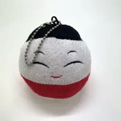 起き上がり小法師　福島　ご当地キャラ　キーホルダー ぬいぐるみ素材 約8cm