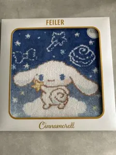 FEILER フェイラー　ハンカチ　サンリオコラボ　シナモンロール　ケース付