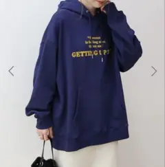 アメリカンホリック　ネイビー　パーカー　フリーサイズ