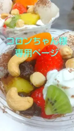 コロンちゃん様専用ページ、パンケーキ、ケーキ、パフェ、シフォンケーキ、サンド他