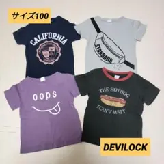 DEVILOCK半袖Tシャツ　サイズ100(小さめ)のサムネイル