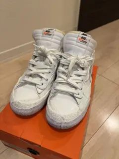 sacai × Nike Blazer Low 白 28cm