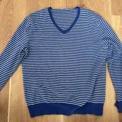 Gap ストライプ Vネックセーター