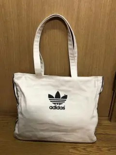 80s adidas アディダス エナメル ボストンバッグ ホワイト - メルカリ