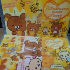 リラックマ meets Honey クリアファイル セット