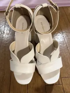 ESPERANZA 厚底サンダル ホワイトのサムネイル