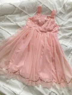 新品未使用 ！H&M 発表会 結婚式 ワンピ ピンク 130 140