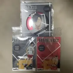 ハイキュー　デコレーション缶バッジ　ミニアクリルスタンド
