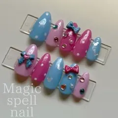 ①パルパルーザ☆ミニーちゃん☆ドットネイル | Mercari
