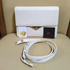 未使用　コシノジュンコ　フォーマルバッグ　ショルダーバッグ　2way ベージュ