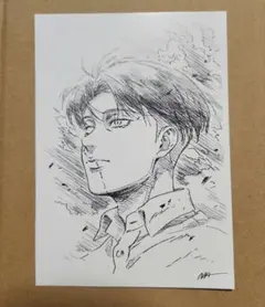 進撃の巨人 リヴァイ 入場者特典 ポストカード