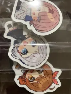 アニメキャラクター ステッカー 3枚セット