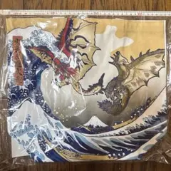 モンスターハンター　浮世絵トートバッグ+USJ缶バッジセット