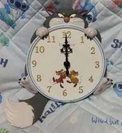 ディズニーストア 猫の日 ルシファー 掛け時計 - メルカリ