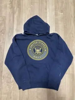 90s SOFFE U.S.NAVY パーカー USA製 両面プリント