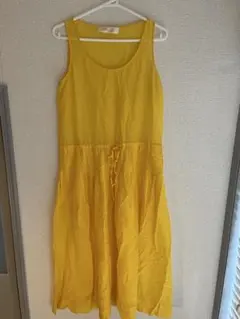 Diane von Furstenberg イエロー ロングワンピース M