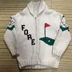 1960's "Golf Pattern" Cowichan Sweaterのサムネイル