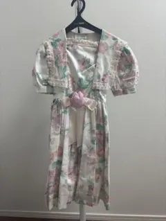 Rare Editions 花柄 半袖ワンピース サイズ7