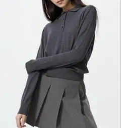 メリノポロセーター グレー サイズ L