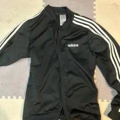 adidas ブラック ジップアップジャケット