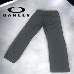 OAKLEY グレー ストレートパンツ 32 ゴルフパンツ