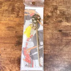 ハンドメイド　新品未使用　梅　ウメ　うめ　かんざし　カンザシ　簪　マット黄