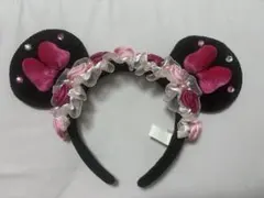 ディズニー カチューシャ 薔薇 ミニーちゃん ピンクのサムネイル