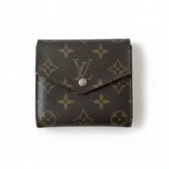 ルイヴィトン モノグラム ポルトモネビエカルトクレディ 三つ折り財布 Wホック