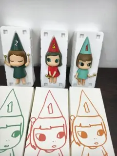 奈良美智 Yoshitomo Nara 「パーティー人形」フィギュア 3体セット