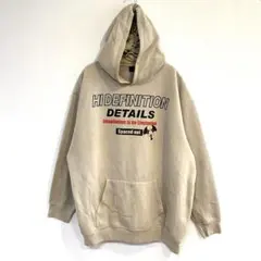 【ワールドスマックベーシック 】スウェットパーカー 英字ロゴ 裏起毛 5L