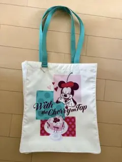 ミニー トートバッグ さくらんぼ柄