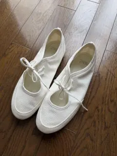 ZARA レザーバレーシューズのサムネイル