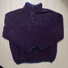 U.S. POLO ASSN. 別注 刺繍 スナップボタンフリースプルオーバー