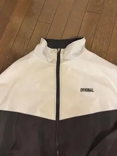 ORIGINAL ジップアップ ナイロンジャケット ホワイト/ブラック