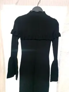 Rady ロング　ニットワンピース　ブラック