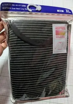 ☆新品☆ユニクロ　ヒートテック　クルーネックＴ《ブラック》☆