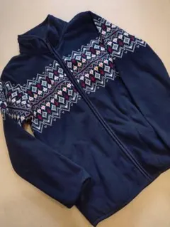 ユニクロ　フリースジャケット　150 ネイビー