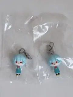 エヴァンゲリオン　めじるしアクセサリー　レイ 2個セット