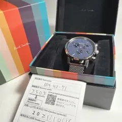 極美品✨ポールスミス 腕時計 クロノグラフ チャーチストリート　動作OK ブルーのサムネイル