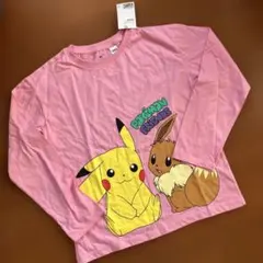 【タグ付新品】ポケモン ピカチュウ イーブイ 長袖カットソー 135/140