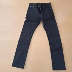 ユニクロ　UNIQLO　ブラックスキニーデニムパンツ サイズ23