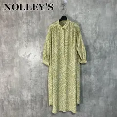 NOLLEY'S ゼブラ柄オーバーシャツワンピース 38