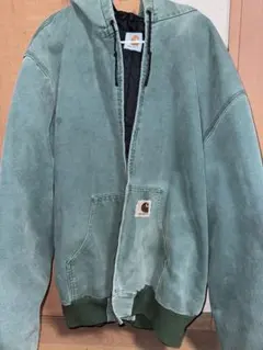 【希少カラー】Carhartt USA製 80s アクティブジャケット グリーン