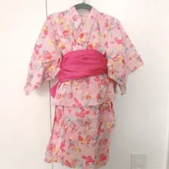 【帯付き】マイメロディ柄セパレート浴衣