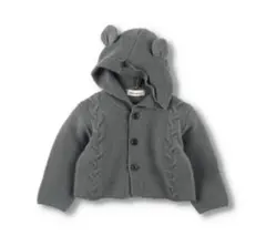 ブランシェス くま耳カーディガン