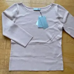 【新品】値下げ！エムプルミエ トップス 38 七分袖 くすみピンク