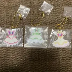 一番くじ　プリキュア　E賞 コスチュームアクリルチャーム 3種セット