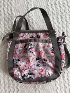 レスポートサック】フラワー花柄ショルダーバッグ2wayハンドバッグ 