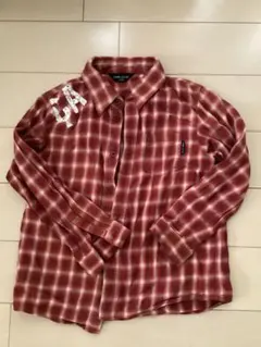 COMME CA ISM チェック柄シャツ 110A