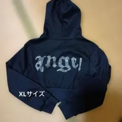 ♡SHEIN♡ブラック ♡Angelラインストーンロゴ♡セットアップ♡